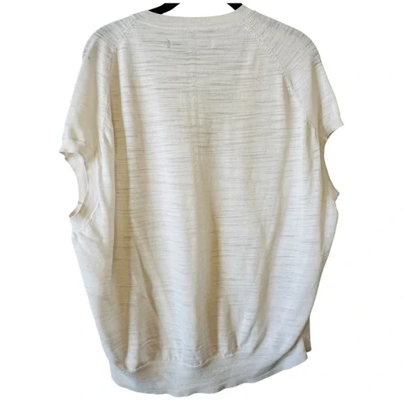 All Saints White Dolman Sleeve T-Shirt - Picture 7 of 7